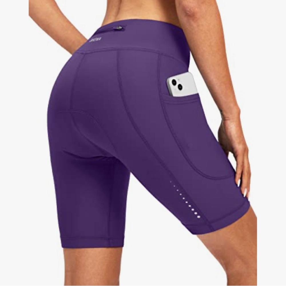 BIKEWA BICYCLE SHORTS PURPLE XL NWT